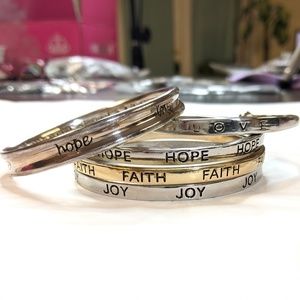 Bangle Set Love Joy Hope